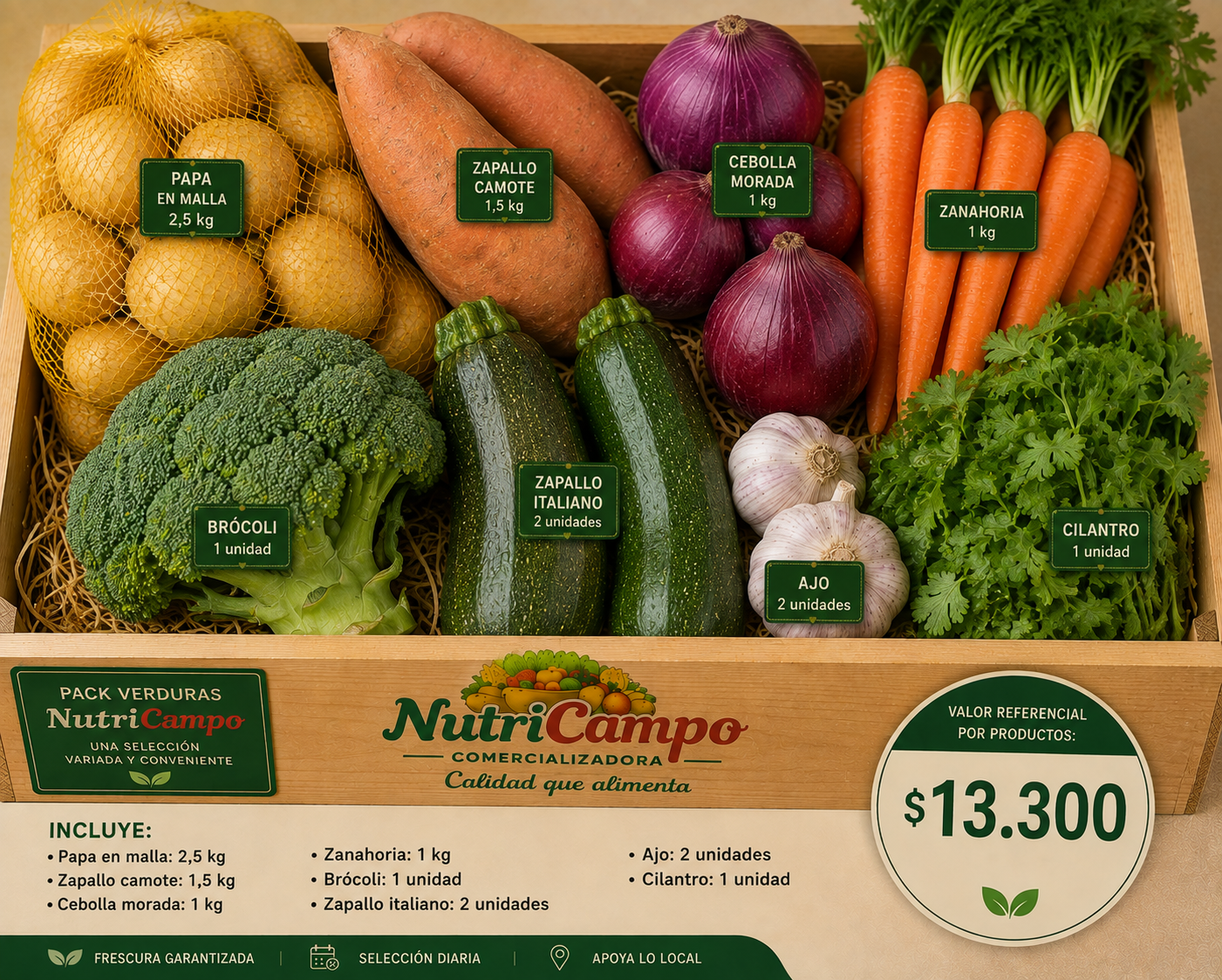 Pack Verduras Cocina