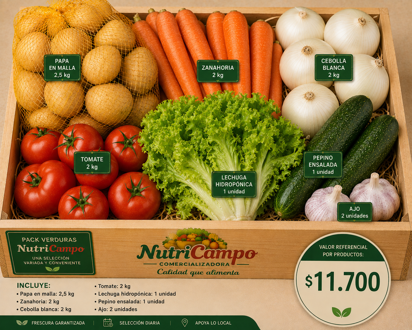 Pack Verduras Esencial