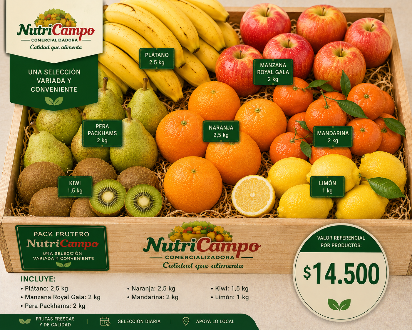 Pack Frutero Familiar