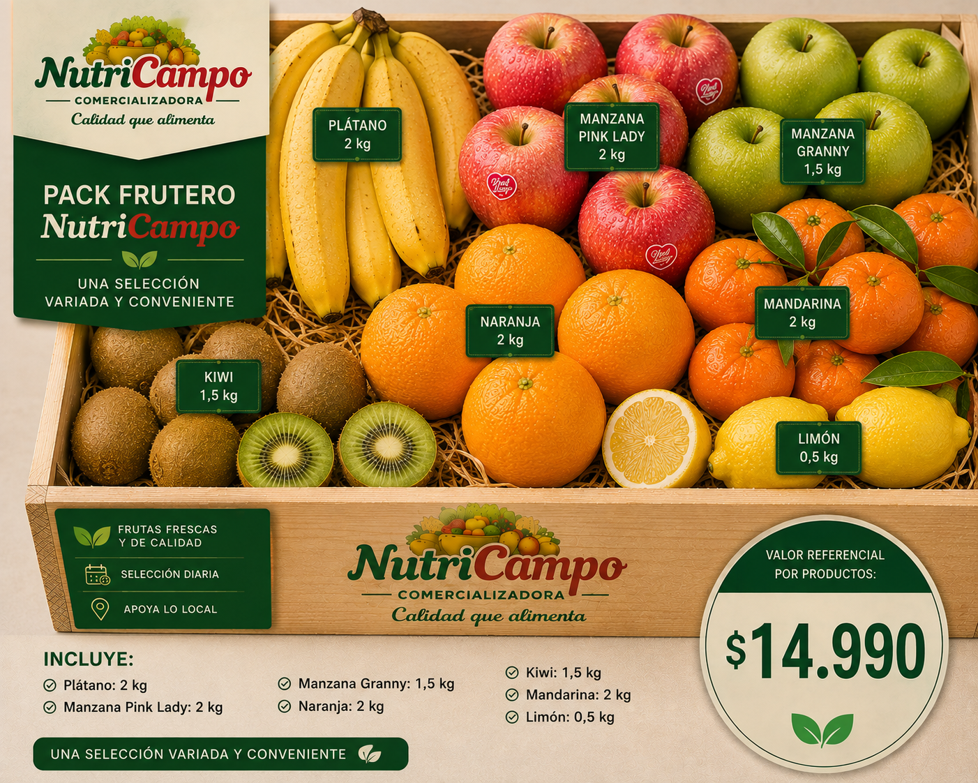Pack Frutero Clásico