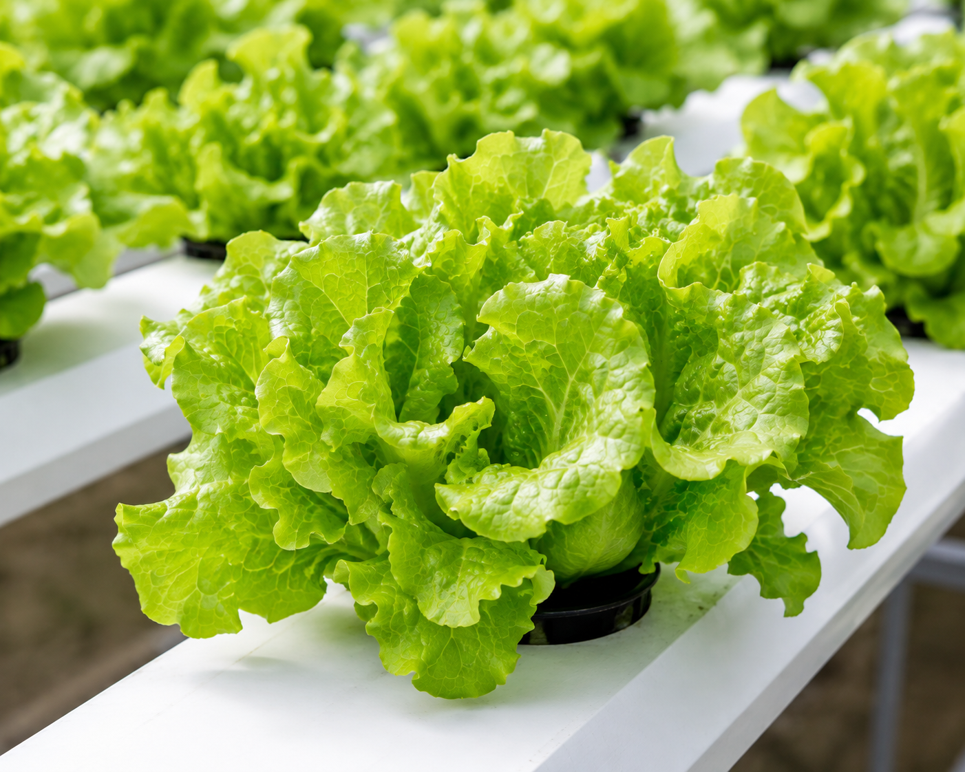 Lechuga hidropónica